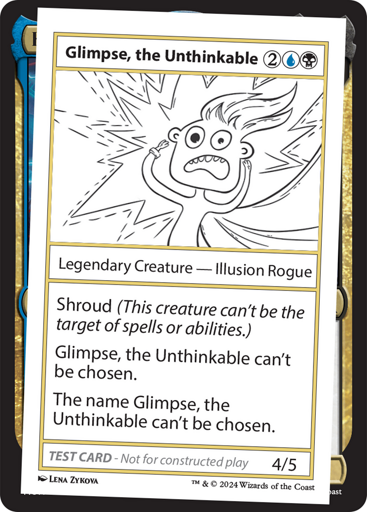 Glimpse, the Unthinkable [Mystery Booster 2 Playtest Cards] | Chromatic Games