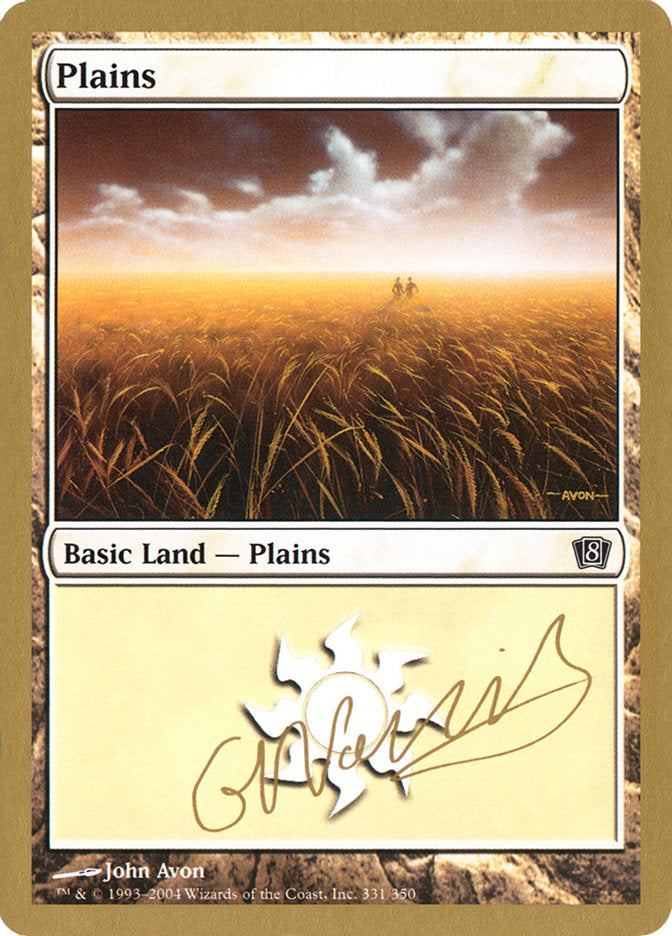 Plains (gn331) (Gabriel Nassif) [World Championship Decks 2004] | Chromatic Games