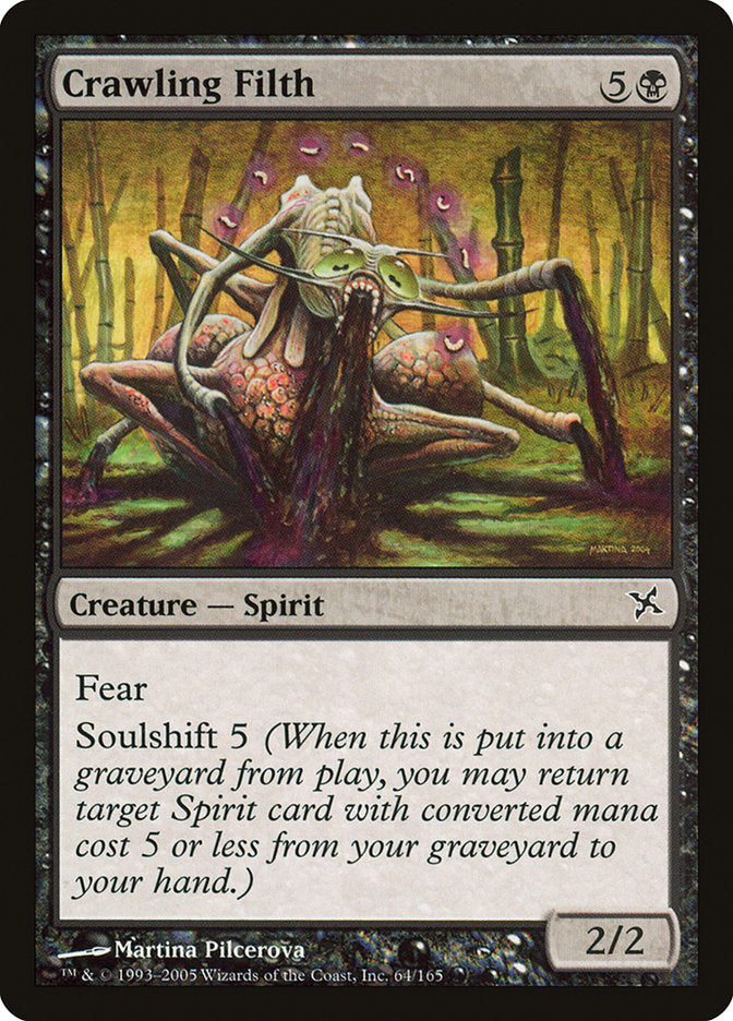 Crawling Filth 64/165 (Betrayers of Kamigawa)  | Chromatic Games