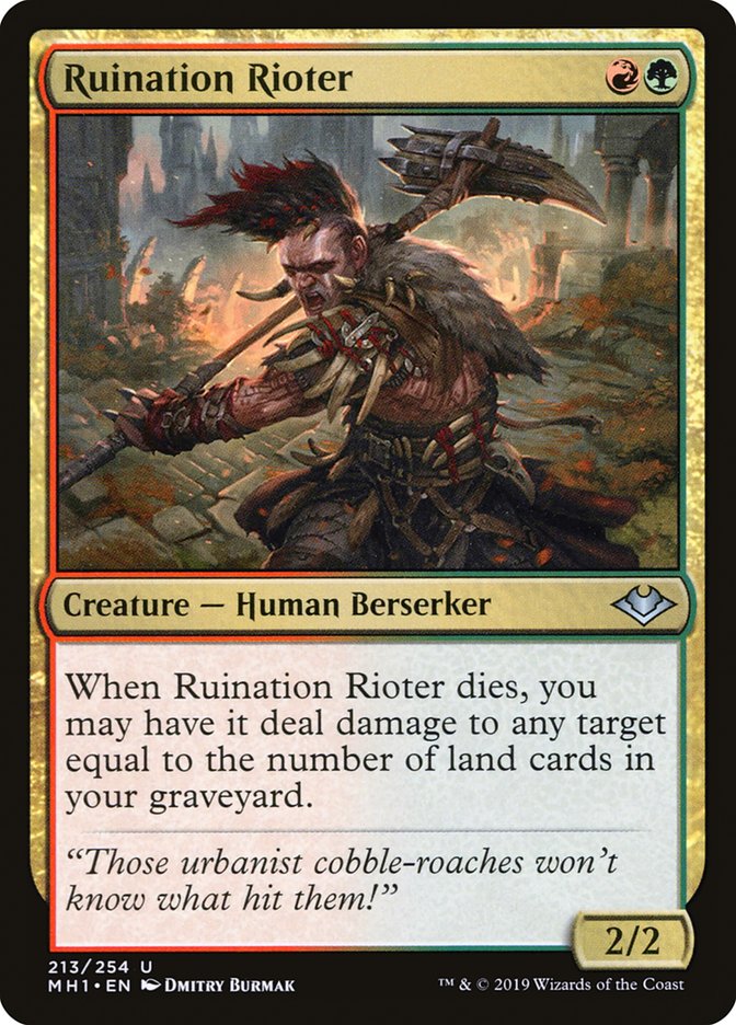 Ruination Rioter [Modern Horizons] | Chromatic Games