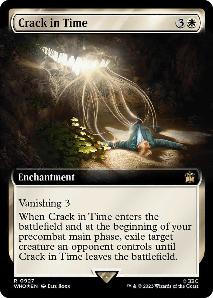 Crack in Time (Extended Art) (Surge Foil) [Doctor Who] | Chromatic Games