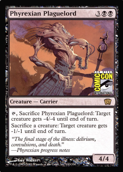 Phyrexian Plaguelord (San Diego Comic Con Oversized) [Oversize Cards] | Chromatic Games