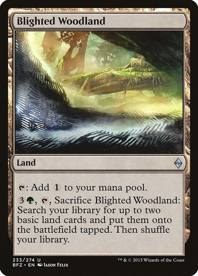Blighted Woodland 233 (Battle for Zendikar)  | Chromatic Games