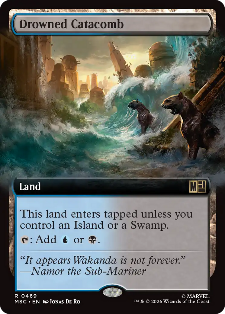 Drowned Catacomb (Extended Art) [Marvel Super Heroes Commander] | Chromatic Games