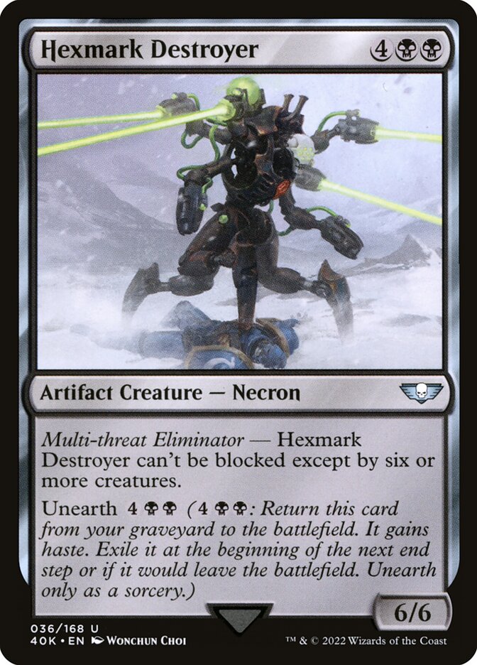 Hexmark Destroyer 36/617 (Universes Beyond: Warhammer 40,000)  | Chromatic Games