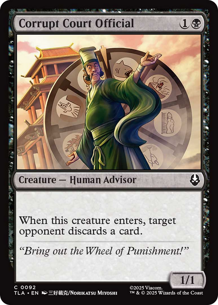 Corrupt Court Official [Avatar: The Last Airbender] | Chromatic Games