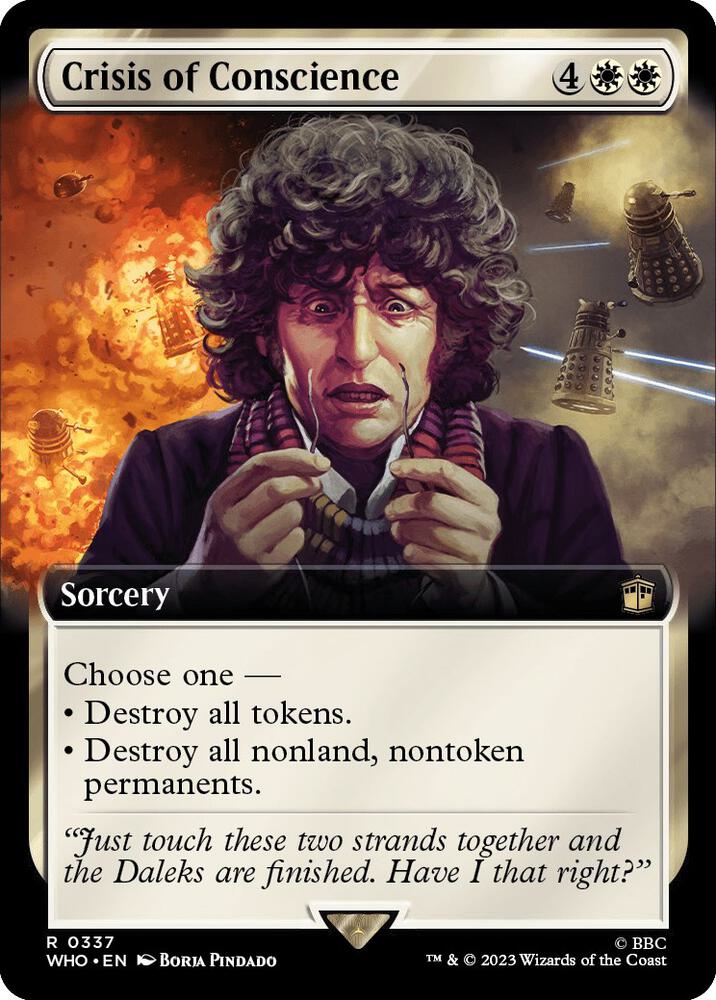 Crisis of Conscience 337/331 (Universes Beyond: Doctor Who)  - Extended Art Foil | Chromatic Games