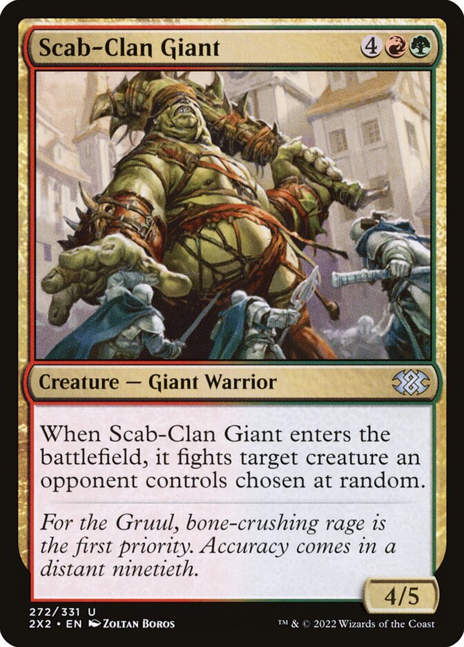 Scab-Clan Giant 272/331 (Double Masters 2022)  - Foil | Chromatic Games