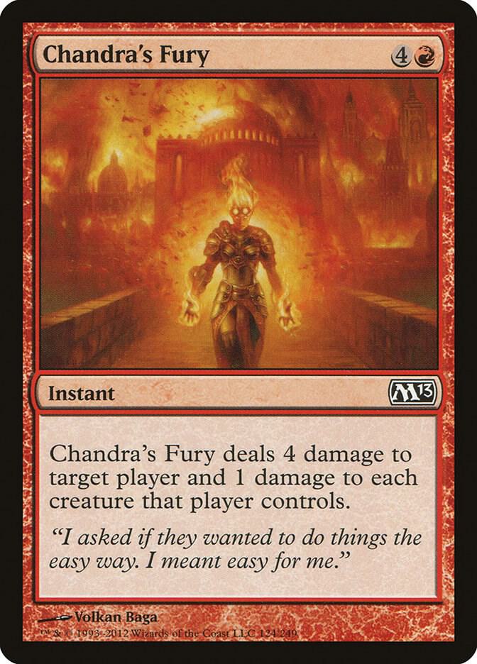 Chandra's Fury 124/249 (Magic 2013 (M13))  | Chromatic Games