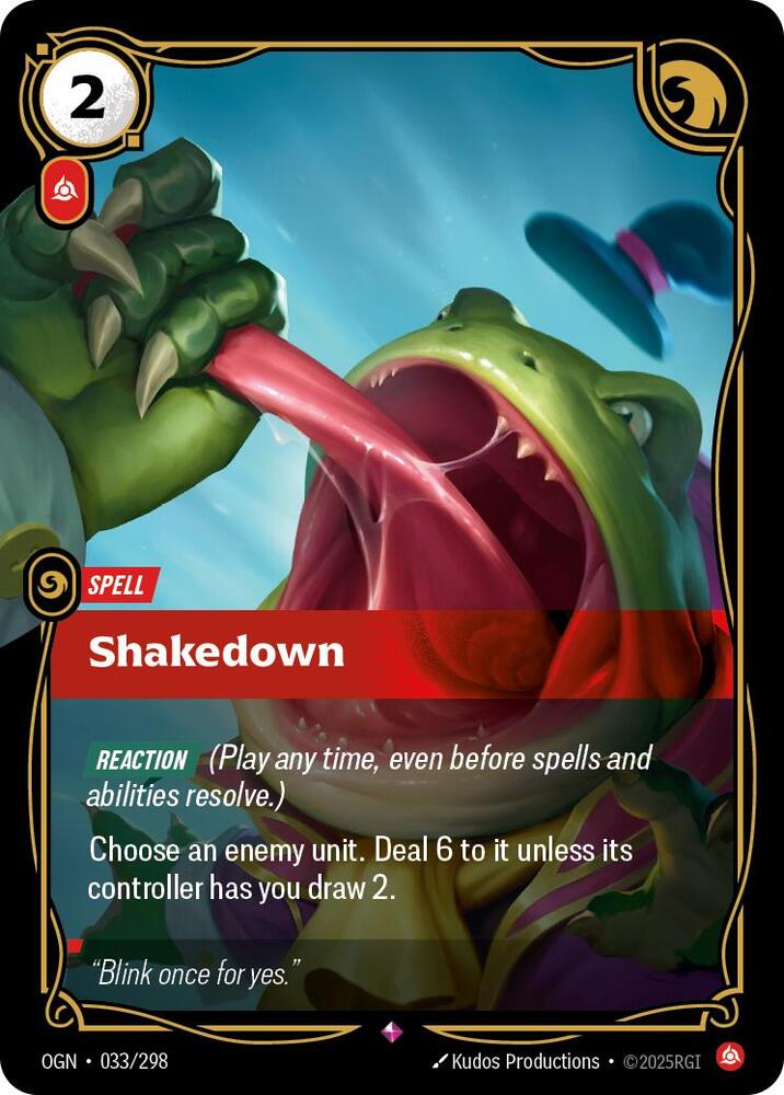 Shakedown 033/298 (Origins)  - Foil | Chromatic Games