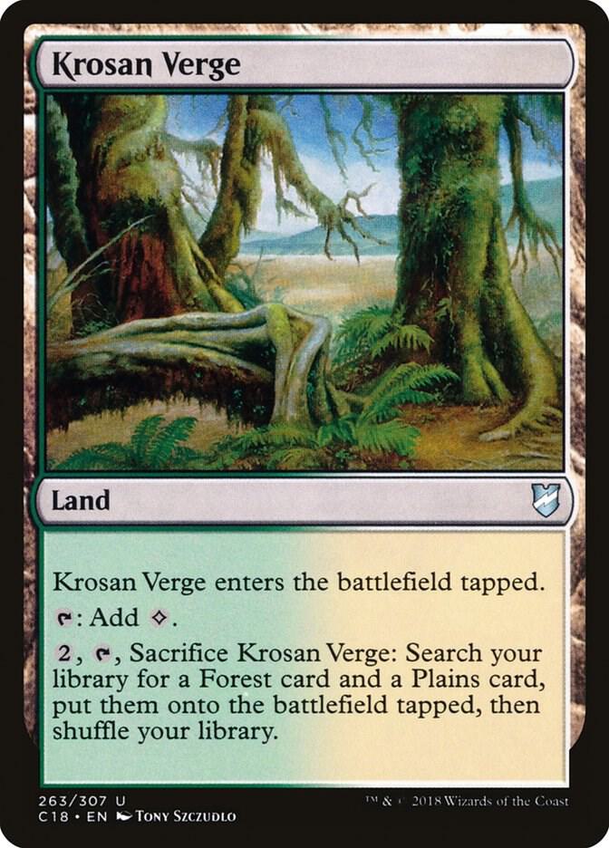Krosan Verge 263/307 (Commander 2018)  | Chromatic Games