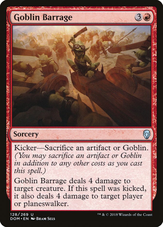 Goblin Barrage 128/269 (Dominaria)  | Chromatic Games