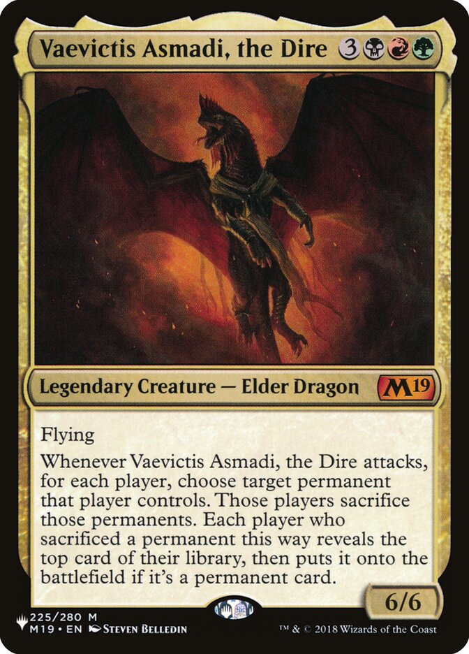 Vaevictis Asmadi, the Dire [The List] | Chromatic Games