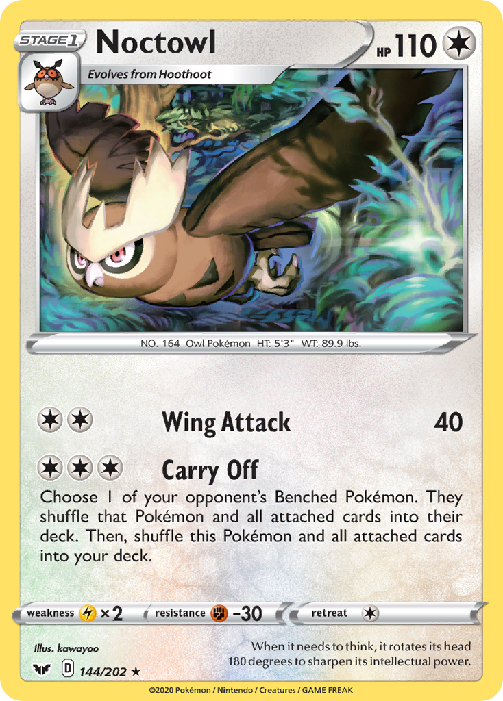 Noctowl (144/202) [Sword & Shield: Base Set] | Chromatic Games