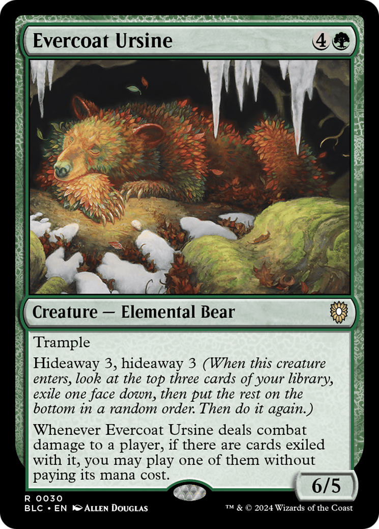 Evercoat Ursine [Bloomburrow Commander] | Chromatic Games