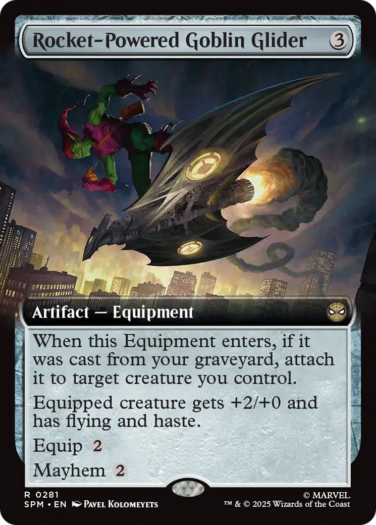 Rocket-Powered Goblin Glider (Extended Art) [Marvel's Spider-Man] | Chromatic Games