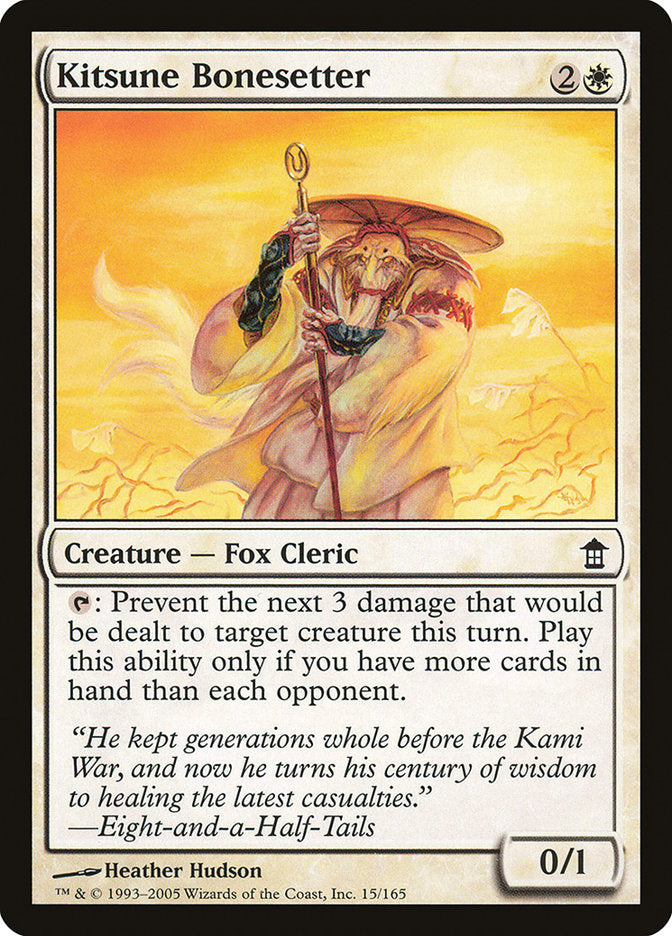 Kitsune Bonesetter [Saviors of Kamigawa] | Chromatic Games