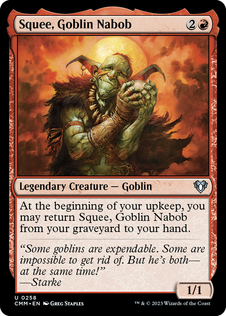 Squee, Goblin Nabob [Commander Masters] | Chromatic Games