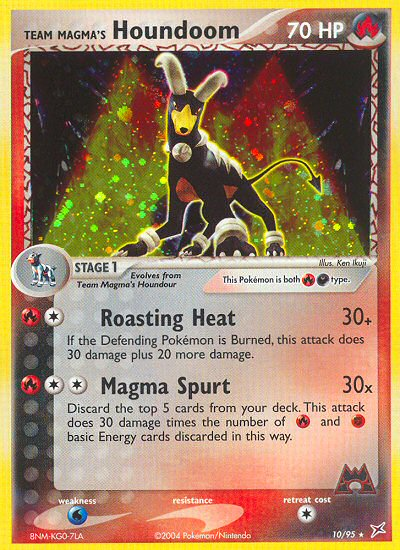 Team Magma's Houndoom (10/95) [EX: Team Magma vs Team Aqua] | Chromatic Games