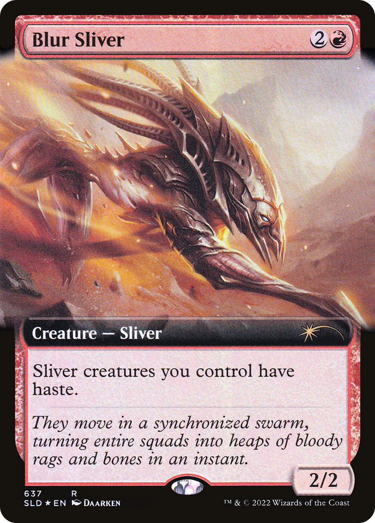 Blur Sliver (Extended Art) [Secret Lair Drop Promos] | Chromatic Games