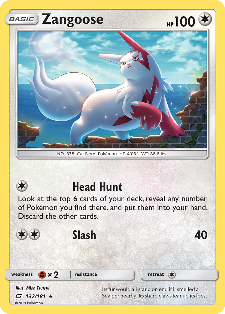 Zangoose (132/181) [Sun & Moon: Team Up] | Chromatic Games