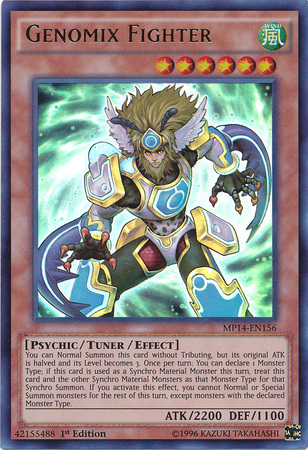 Genomix Fighter [MP14-EN156] Ultra Rare | Chromatic Games