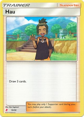 Hau (19/30) [Sun & Moon: Trainer Kit - Lycanroc] | Chromatic Games