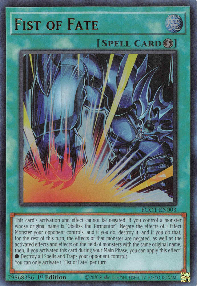 Fist of Fate [EGO1-EN003] Ultra Rare | Chromatic Games