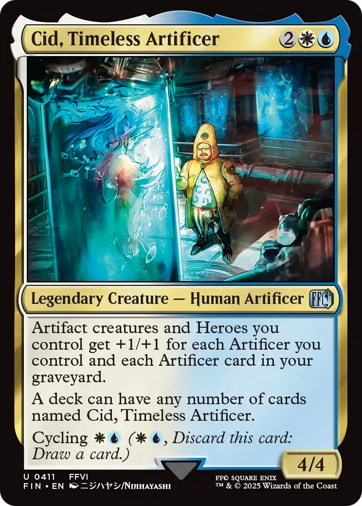 Cid, Timeless Artificer (0411) [FINAL FANTASY] | Chromatic Games