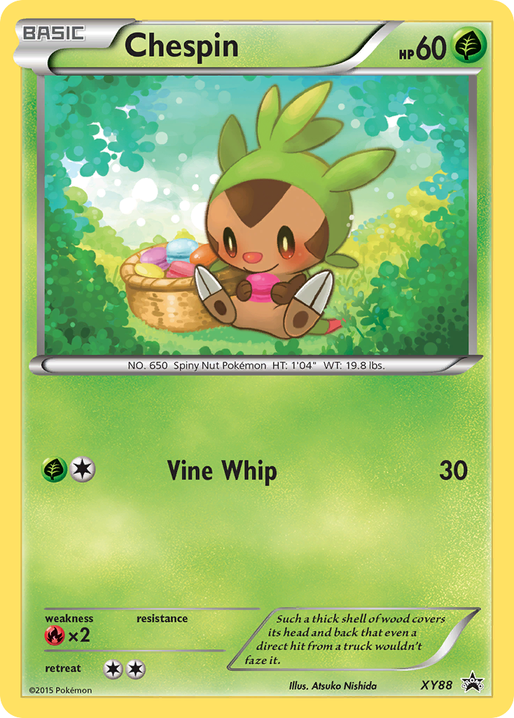 Chespin (XY88) (Collector Chest) [XY: Black Star Promos] | Chromatic Games