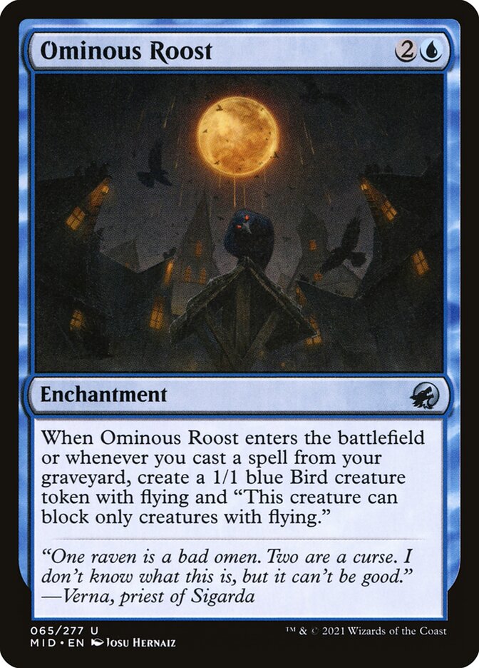 Ominous Roost 65/277 (Innistrad: Midnight Hunt)  | Chromatic Games