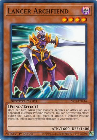 Lancer Archfiend [SS05-ENA16] Common | Chromatic Games