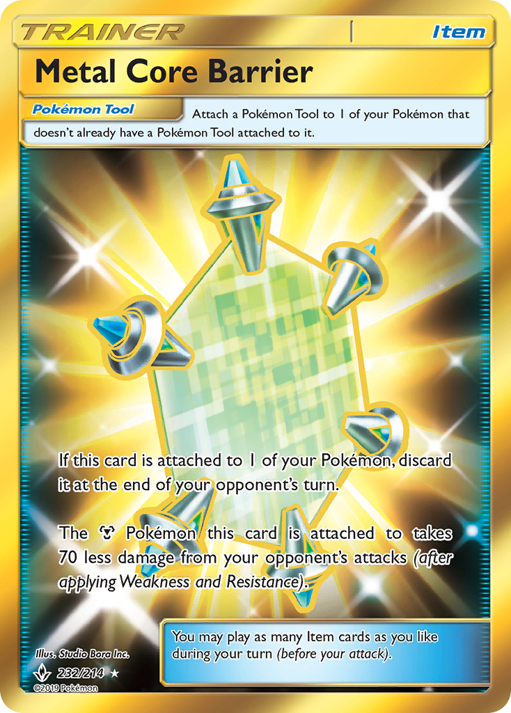 Metal Core Barrier (232/214) [Sun & Moon: Unbroken Bonds] | Chromatic Games