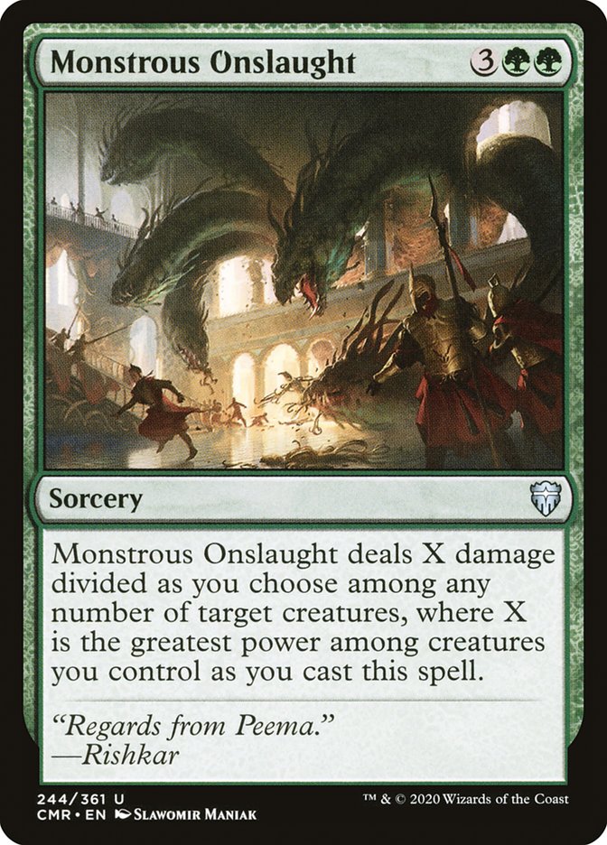 Monstrous Onslaught 244 (Commander Legends)  | Chromatic Games