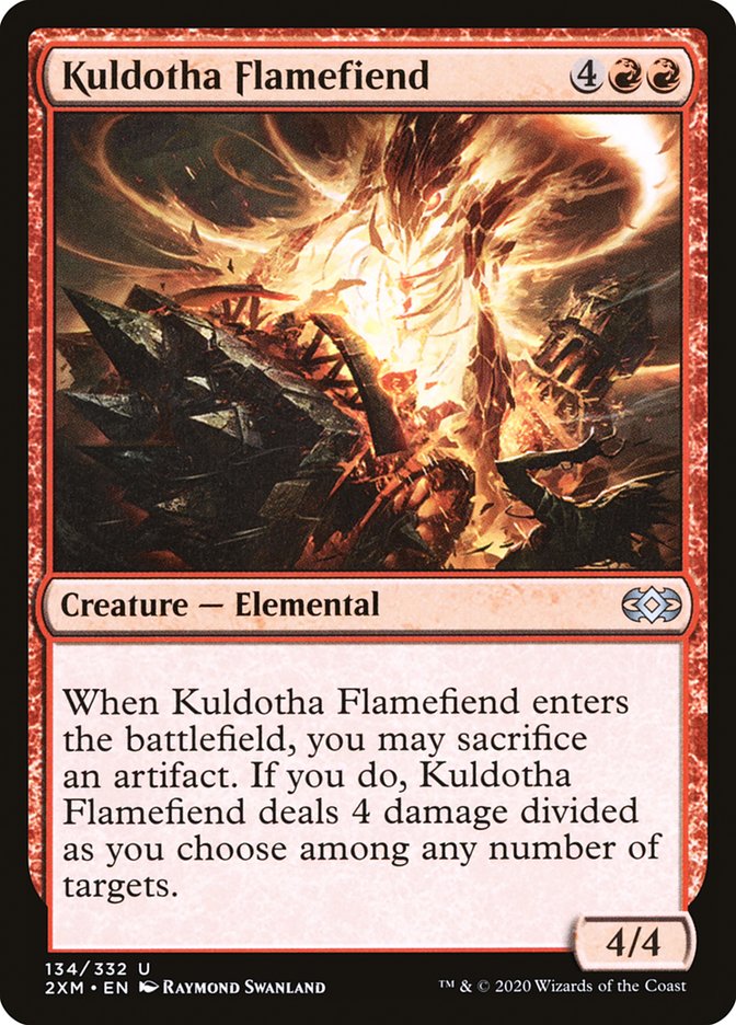 Kuldotha Flamefiend 134/332 (Double Masters)  | Chromatic Games