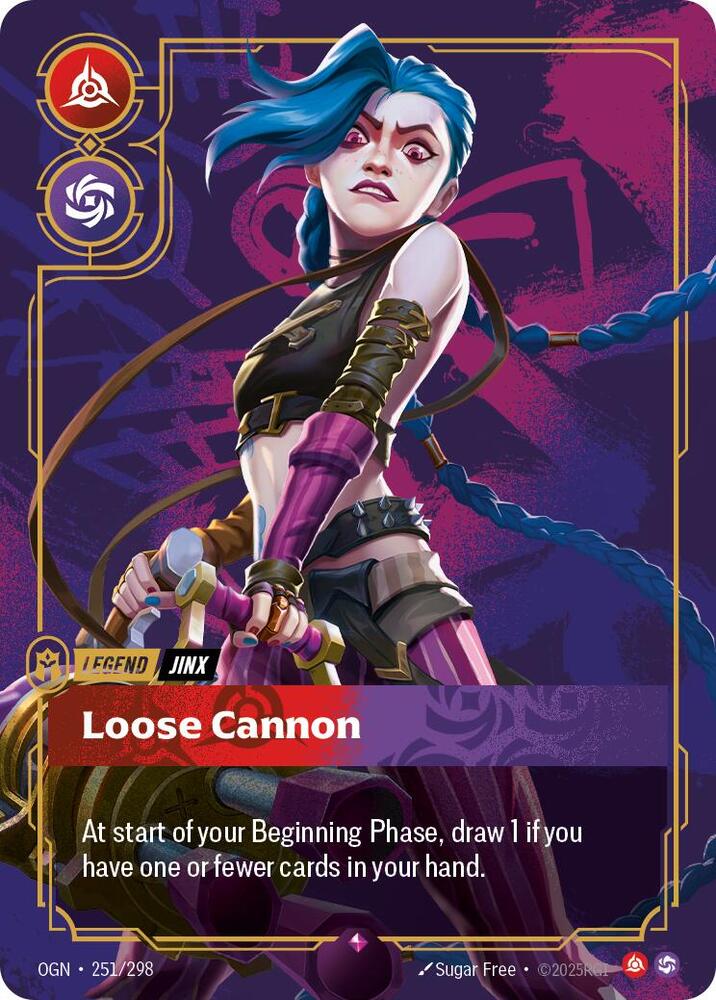 Jinx - Loose Cannon 251/298 (Origins)  - Foil | Chromatic Games