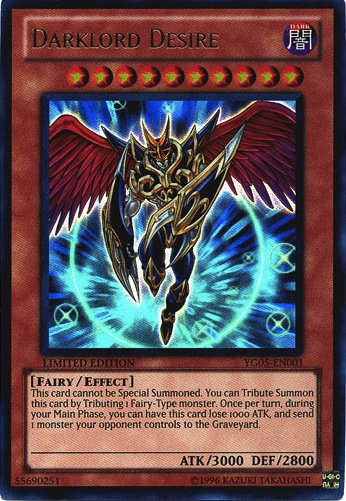 Darklord Desire [YG05-EN001] Ultra Rare | Chromatic Games