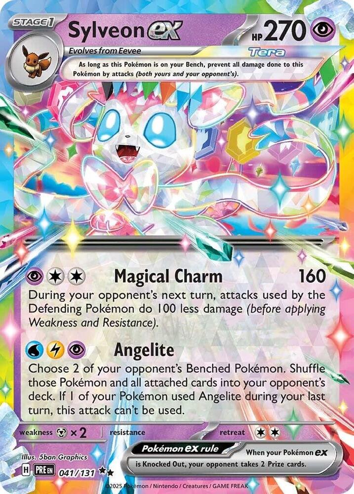 Sylveon ex (041/131) [Scarlet & Violet: Prismatic Evolutions] | Chromatic Games