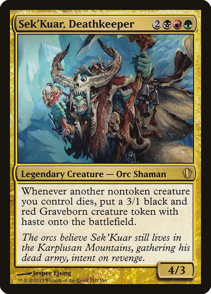 Sek'Kuar, Deathkeeper 210/356 (Commander 2013)  | Chromatic Games
