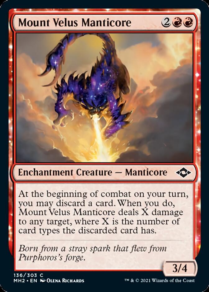 Mount Velus Manticore [Modern Horizons 2] | Chromatic Games