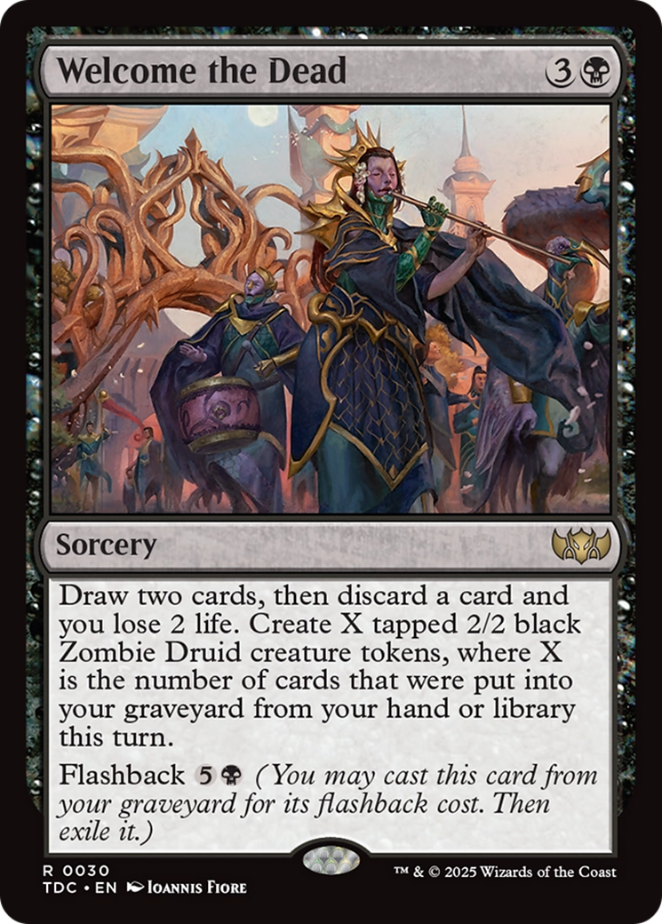 Welcome the Dead [Tarkir: Dragonstorm Commander] | Chromatic Games
