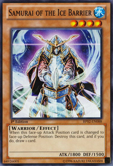 Samurai of the Ice Barrier [BP02-EN088] Common | Chromatic Games