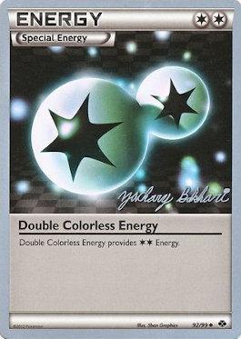 Double Colorless Energy (92/99) (CMT - Zachary Bokhari) [World Championships 2012] | Chromatic Games