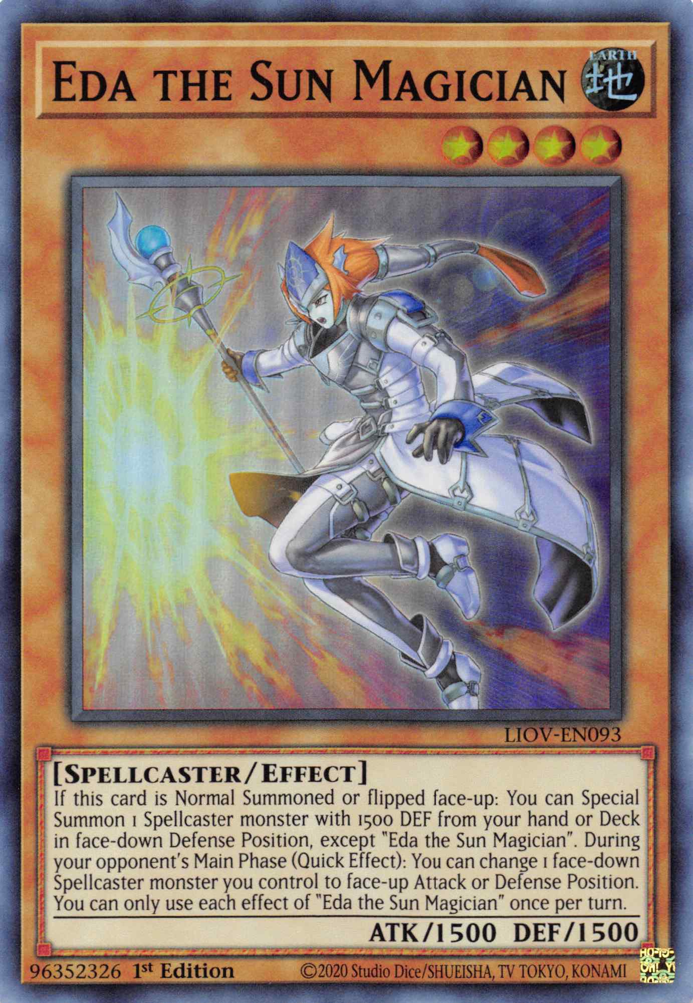Eda the Sun Magician [LIOV-EN093] Super Rare | Chromatic Games