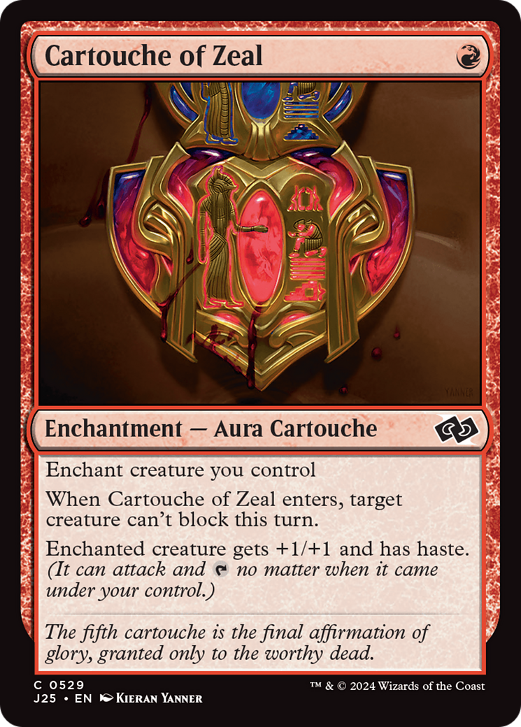 Cartouche of Zeal [Foundations Jumpstart] | Chromatic Games