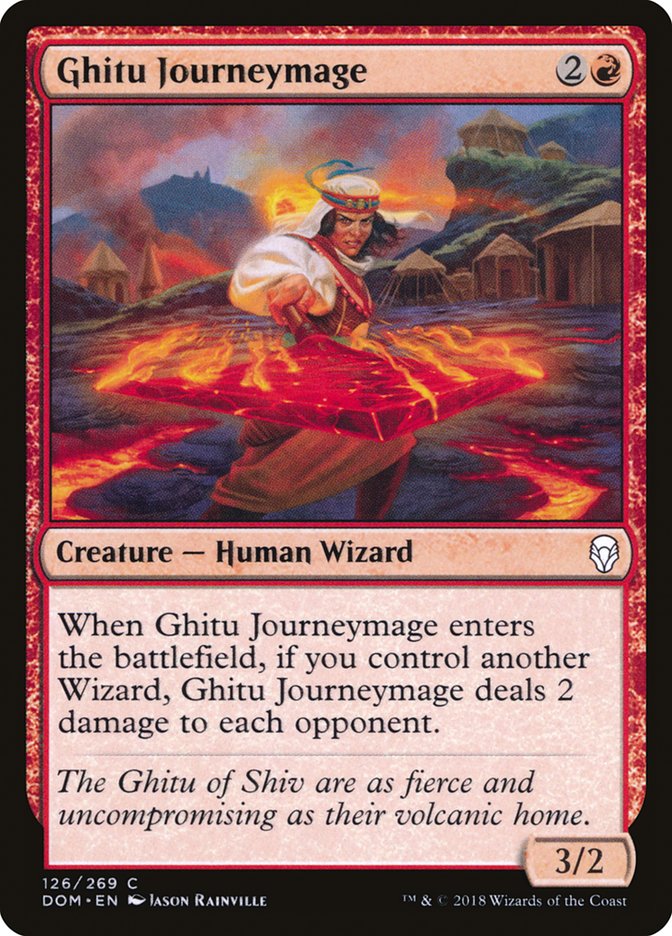 Ghitu Journeymage 126/269 (Dominaria)  | Chromatic Games