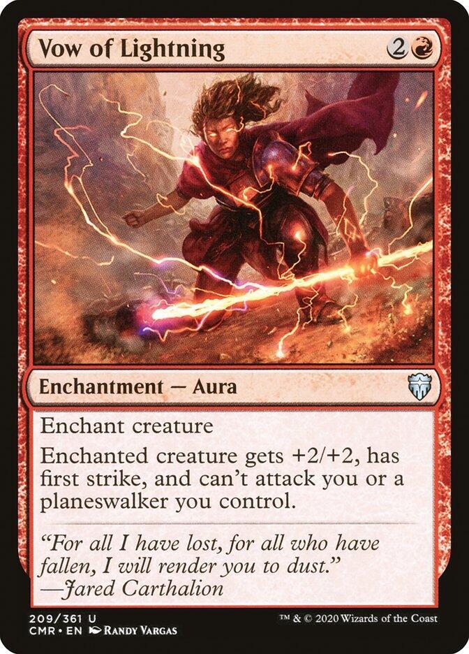 Vow of Lightning 209 (Commander Legends)  | Chromatic Games