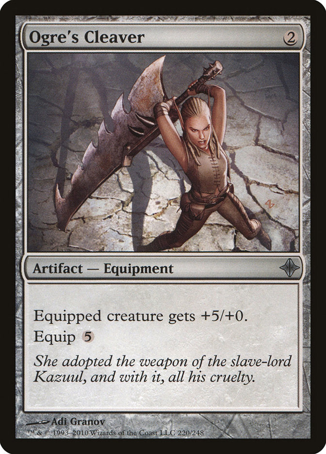 Ogre's Cleaver 220/248 (Rise of the Eldrazi)  | Chromatic Games