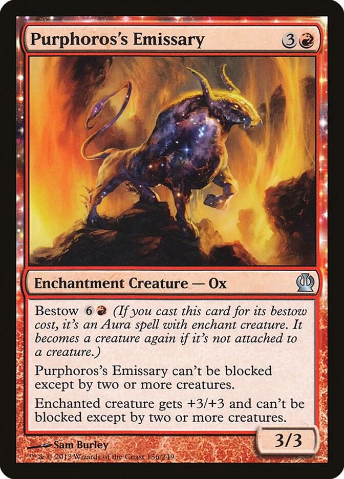 Purphoros's Emissary 136/249 (Theros)  | Chromatic Games