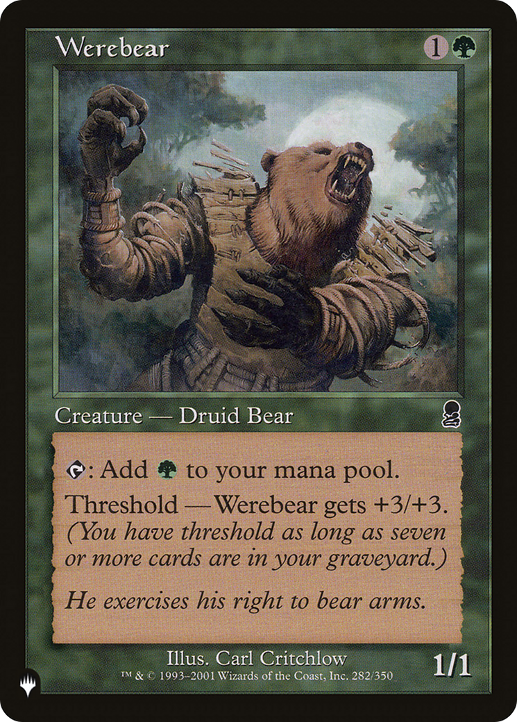 Werebear [The List Reprints] | Chromatic Games